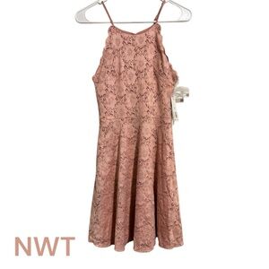 ❤️NWT  BLUSH LACE ADJUSTABLE STRAPS SUMMER DRESS  XSMALL   #CL
